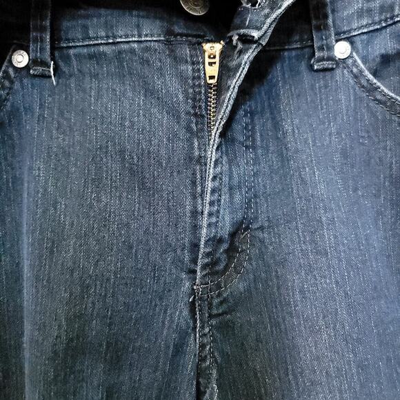 Anne Klein Jeans Size 16 Capri Waist 32 Regular Strait Leg Pockets Butto… - Picture 5 of 9